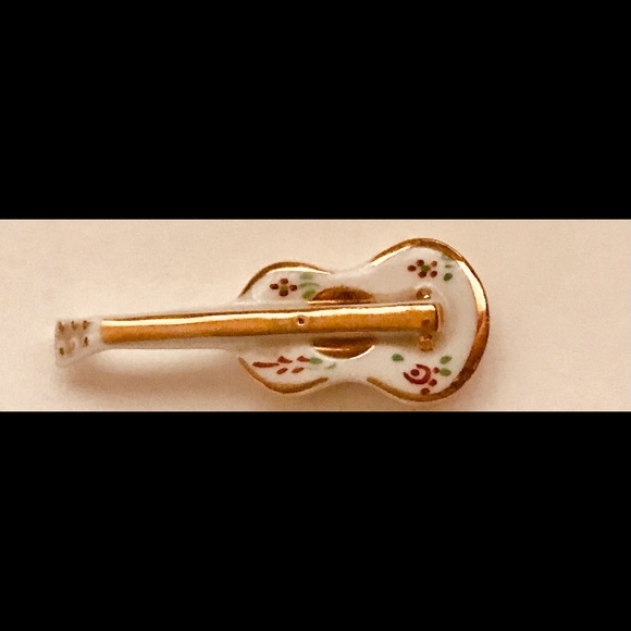 Miniature Limoges Violin or Guitar - Picture 9 of 16